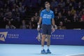 Tennis Internationals Nitto ATP Final Novak ÃÂjokovic Vs Dominic Thiem - (Novak ÃÂokovic Royalty Free Stock Photo